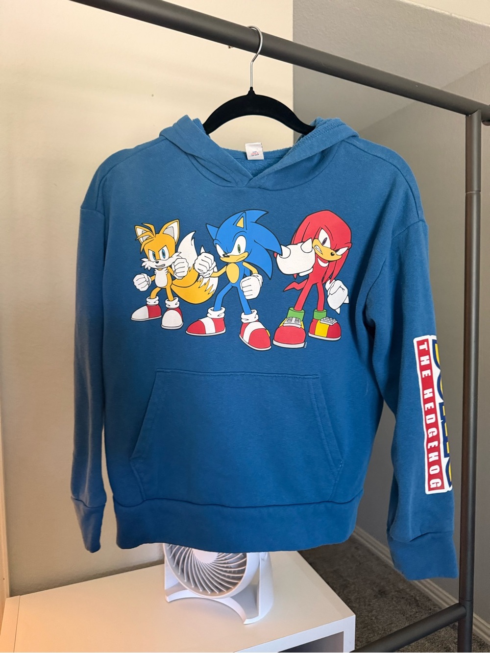 Sonic The Hedgehog Blue Kids Hoodie